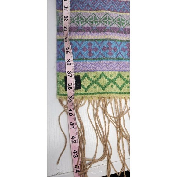 V.Fraas Extra Long Lightweight Multi-Color Scarf - Picture 4 of 7